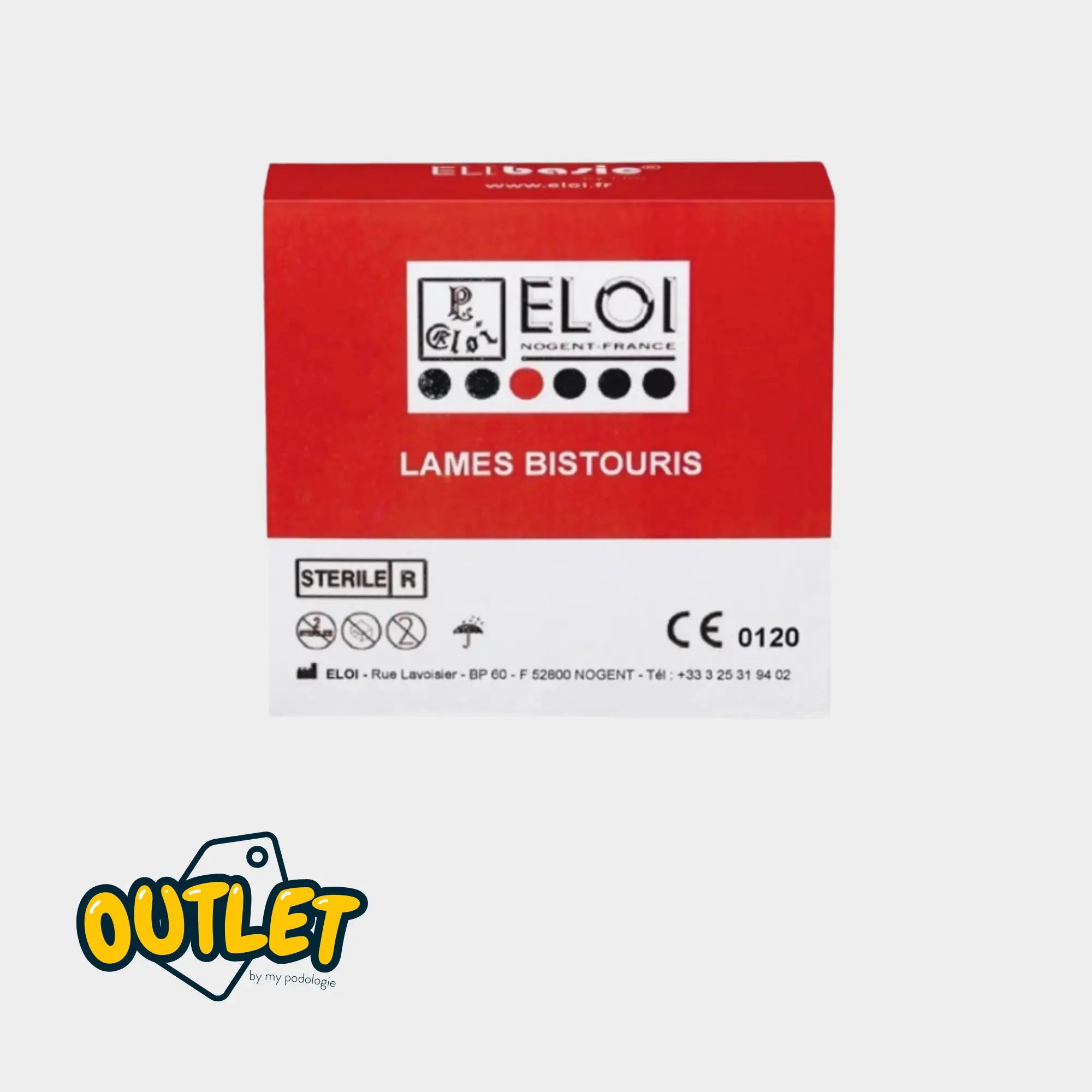 100 Lames de bistouri stériles n°23 - Elibasic by Eloi // Date dépassée Eloi Podologie 