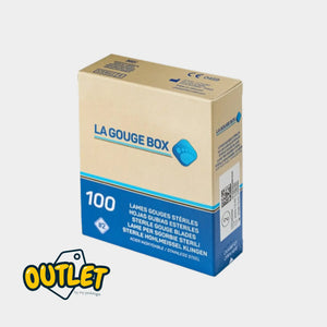 100 Lames de gouges stériles - Taille N 8 -  La Gouge Box // Date dépassée Coblentz Medical 