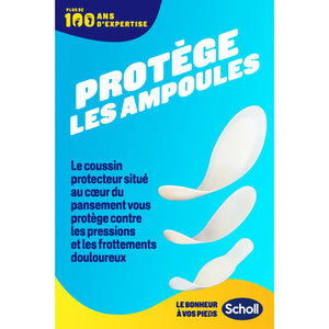 5 Pansements Mix Hydrocolloïdes Talons/Orteils - Scholl Scholl 