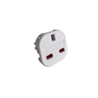 Adapter - UK to European Power Plug - Grey