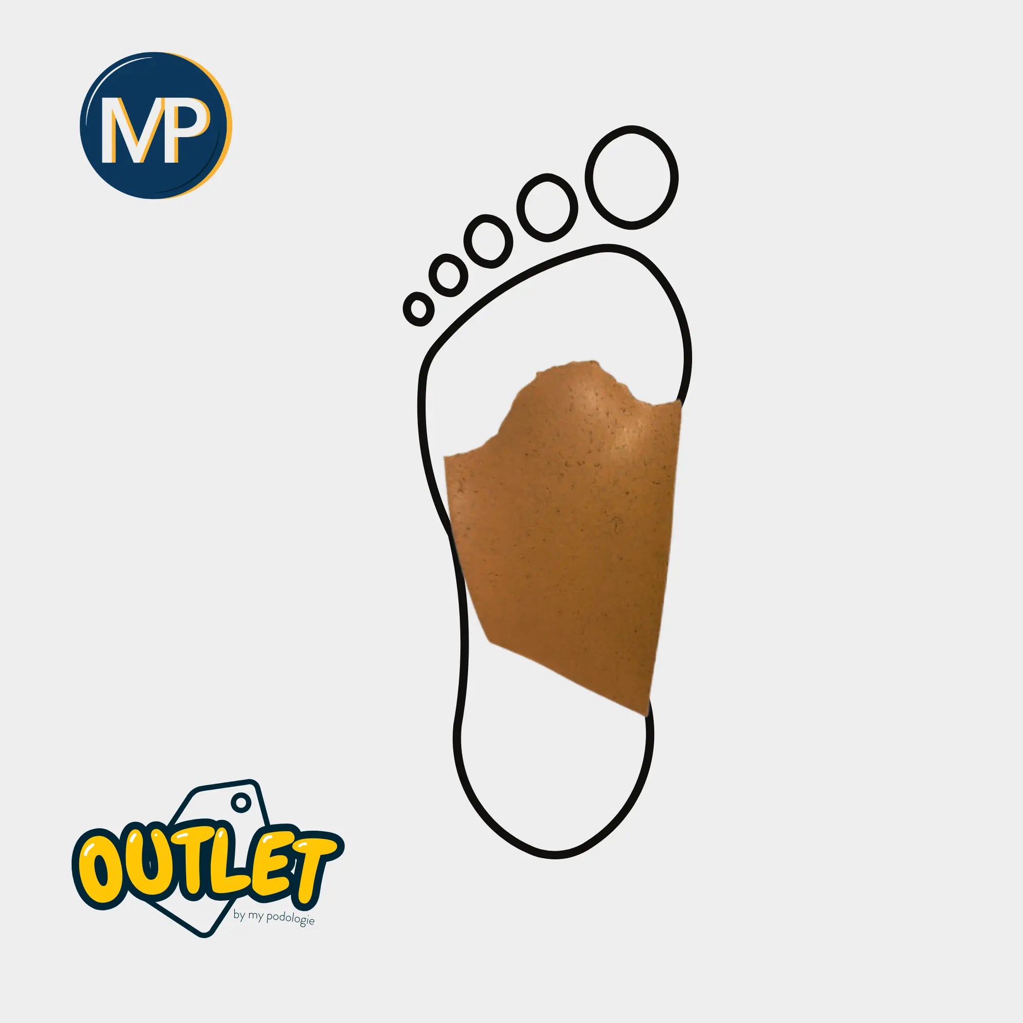 Barre Rétrocapitale Médio-plantaire - Liège/Latex // Fin de série My Podologie 