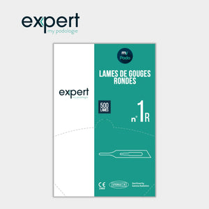 Boîte de 500 lames de gouges rondes - Expert by My Podologie Expert  N°1