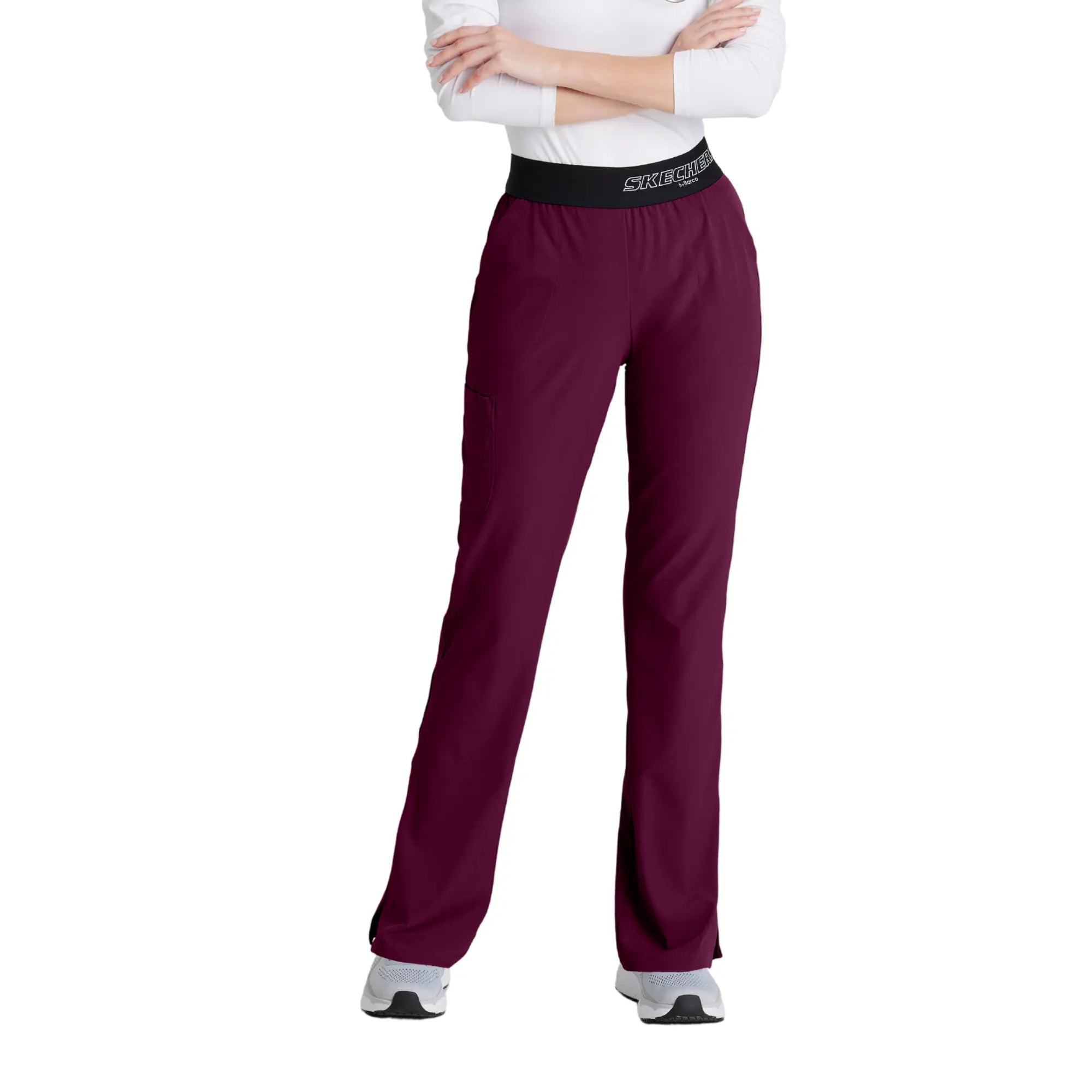 Dazy - Pantalon médical avec élastique - Femme - Skechers SKECHERS  Bordeaux / XL