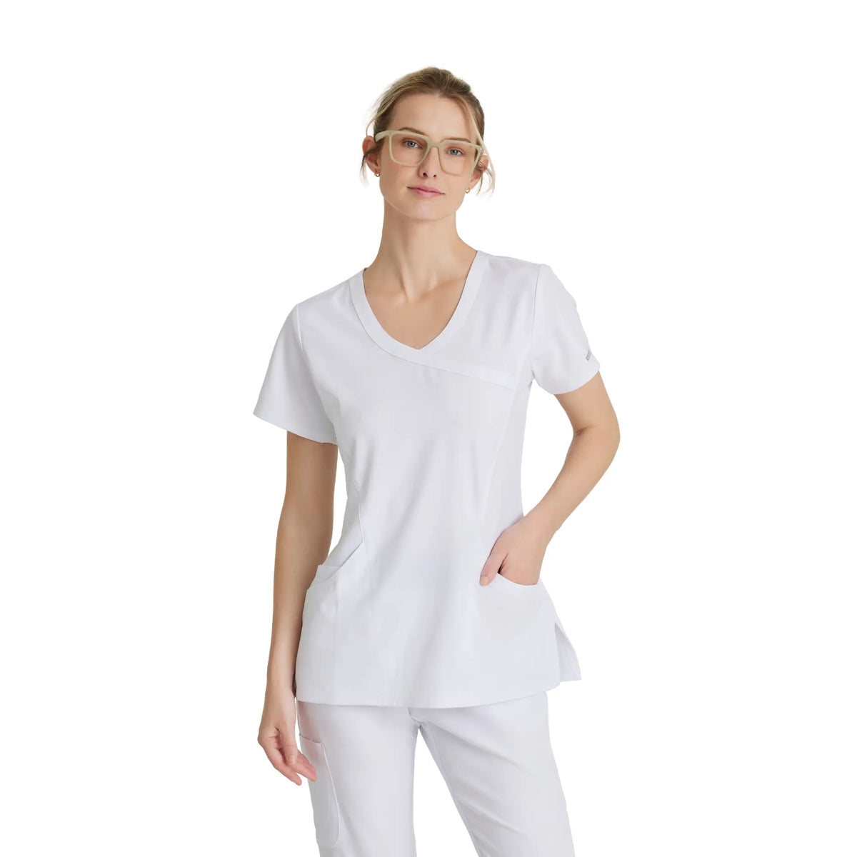 Reliance Top - Haut médical avec col croisé - Femme - Skechers SKECHERS
