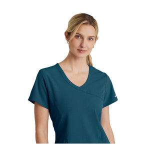 Reliance Top - Haut médical avec col croisé - Femme - Skechers SKECHERS
