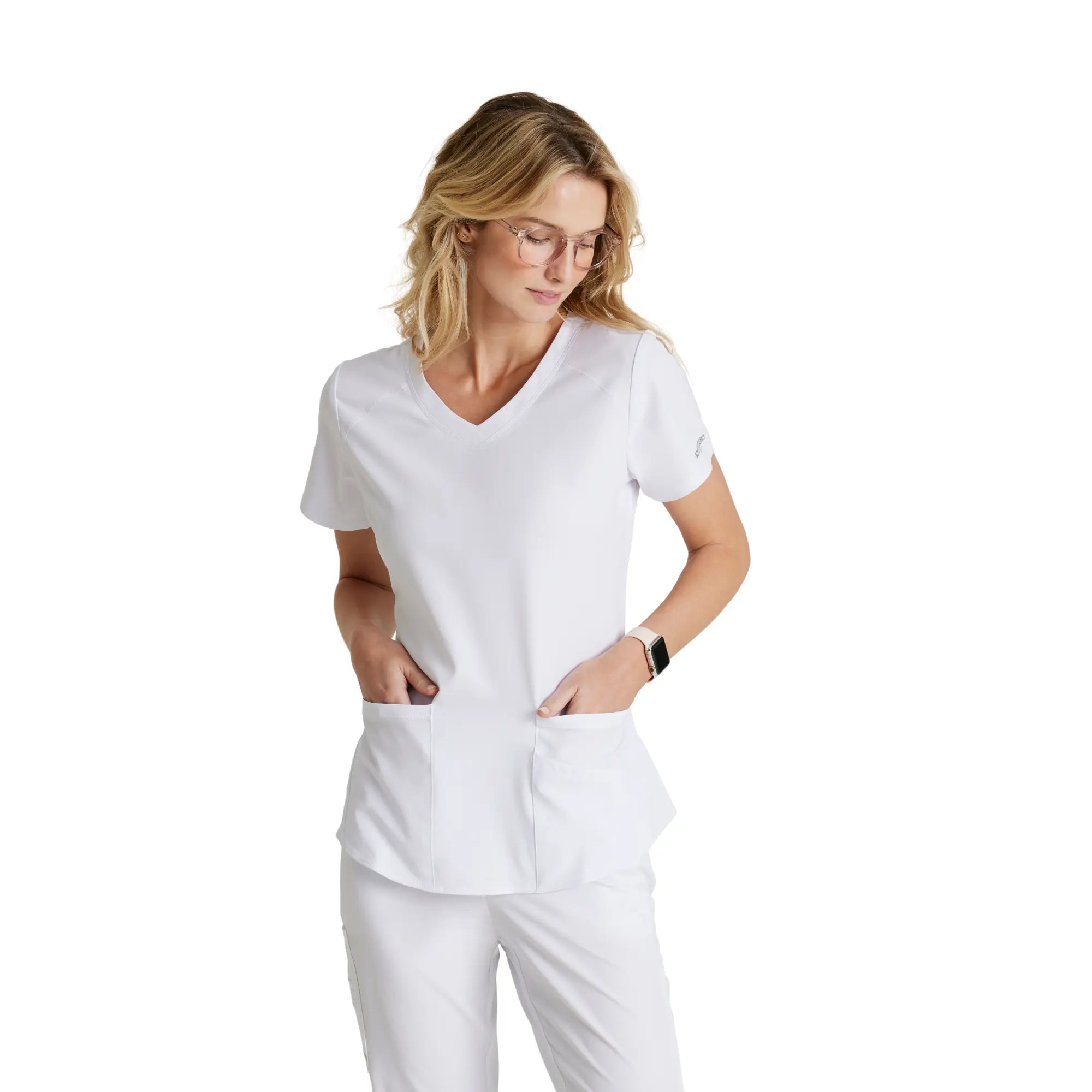 Elva - Tunique col V - Femme - Skechers SKECHERS  Blanc / XL