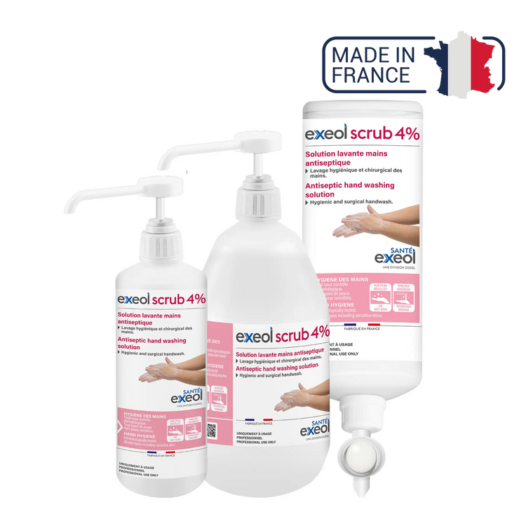 Exeol scrub 4% antiseptic soap - Sodel Exeol 