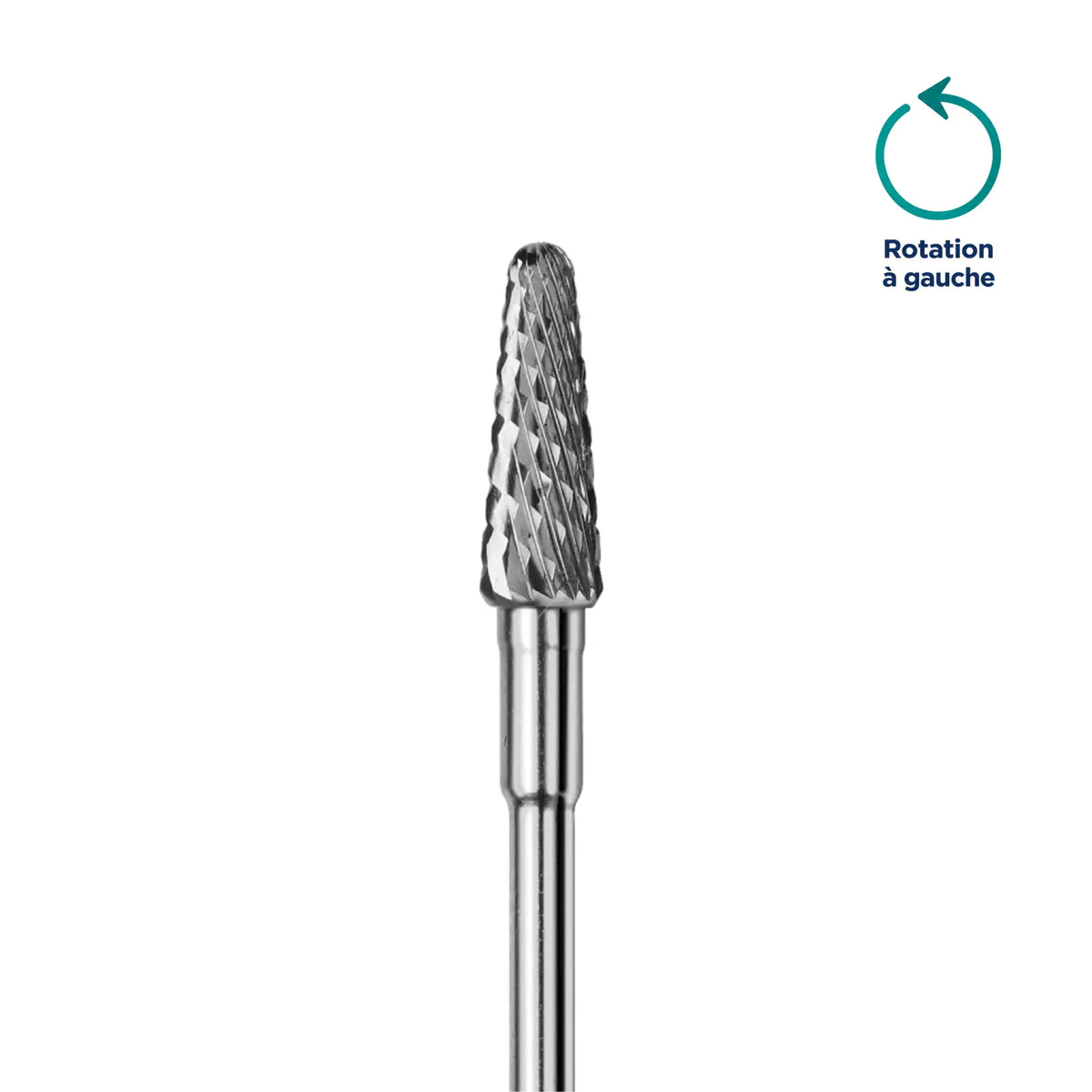Fraise pour gaucher - Finition surfaces ongles avant polissage - 4,5 mm - Busch Busch 