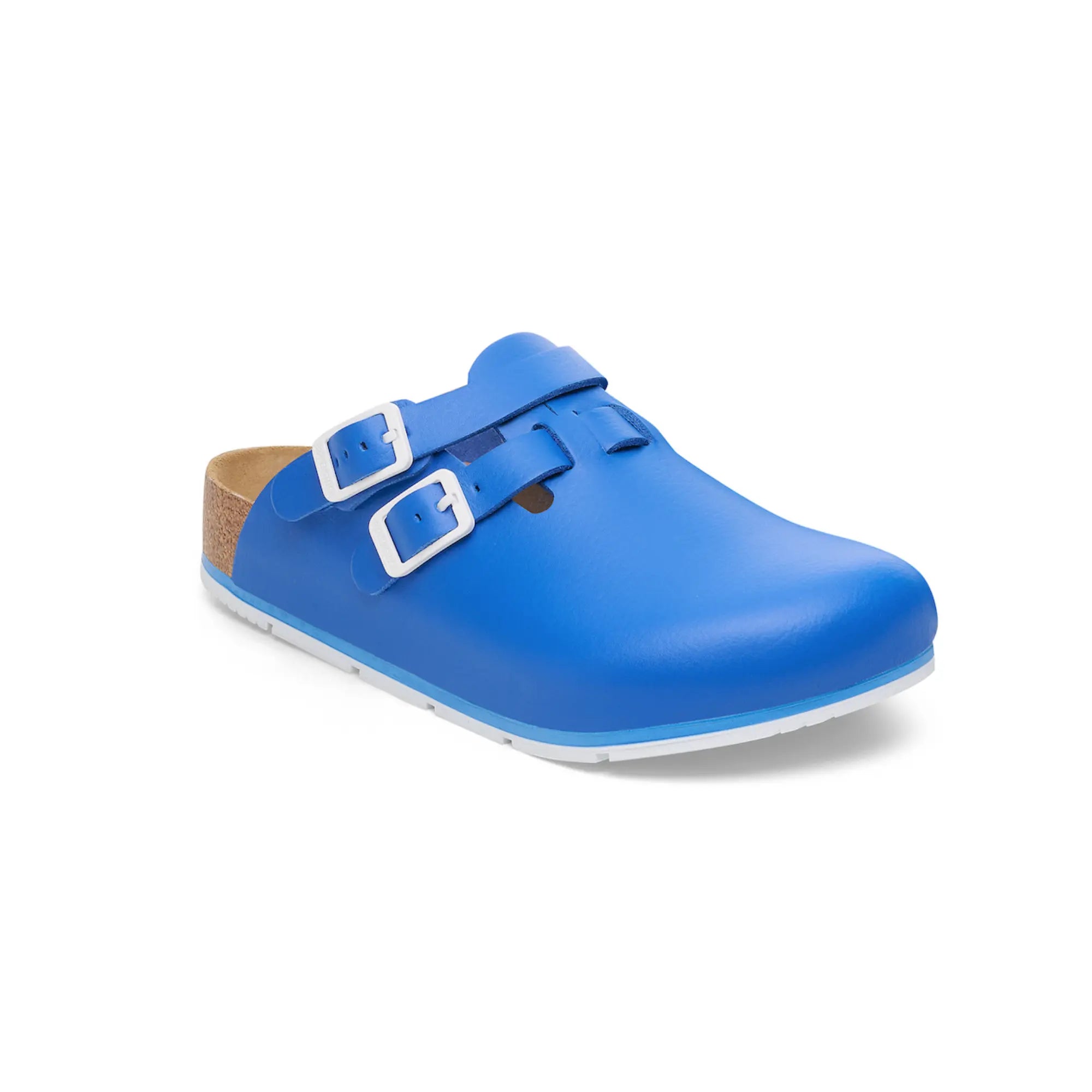 Kay Pro - Sabot Cuir naturel - Plusieurs coloris - Birkenstock Birkenstock  Bleu-Étroite-46