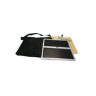 Kit complet pour empreinte = Podographe double + 1 encre + 1 rouleau + 50 feuilles + 1 sac de rangement