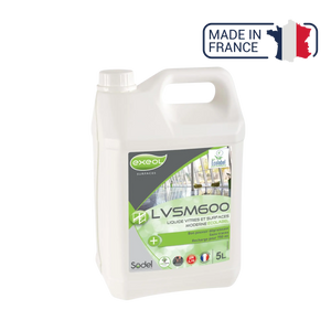 LVSM600 - Nettoyant dégraissant surfaces vitrées Écolabel - Sodel Exeol 