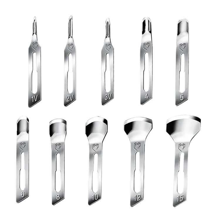 Lames de burin creuses Medi  - 20 pièces - Ruck Madimedic 