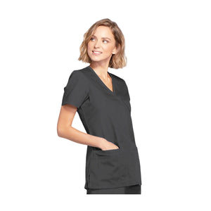 Limoges - Tunique médicale - Effet cache-coeur  - Manches courtes - Femme - Cherokee Cherokee Authentic Workwear 