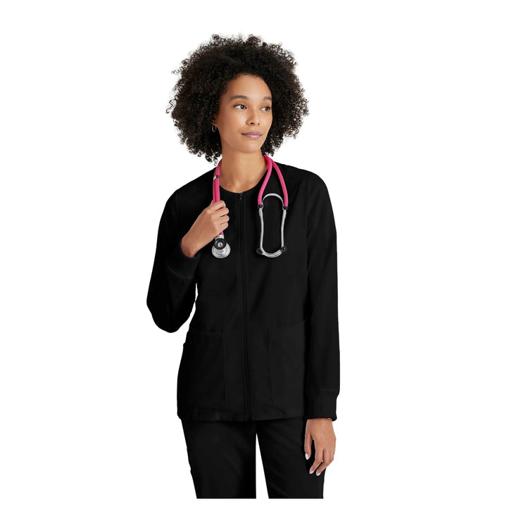 Mila - Round neck medical jacket - Women - Grey’s Anatomy Stretch Grey’s Anatomy 