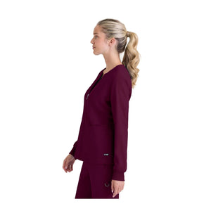 Mila - Round neck medical jacket - Women - Grey’s Anatomy Stretch Grey’s Anatomy 