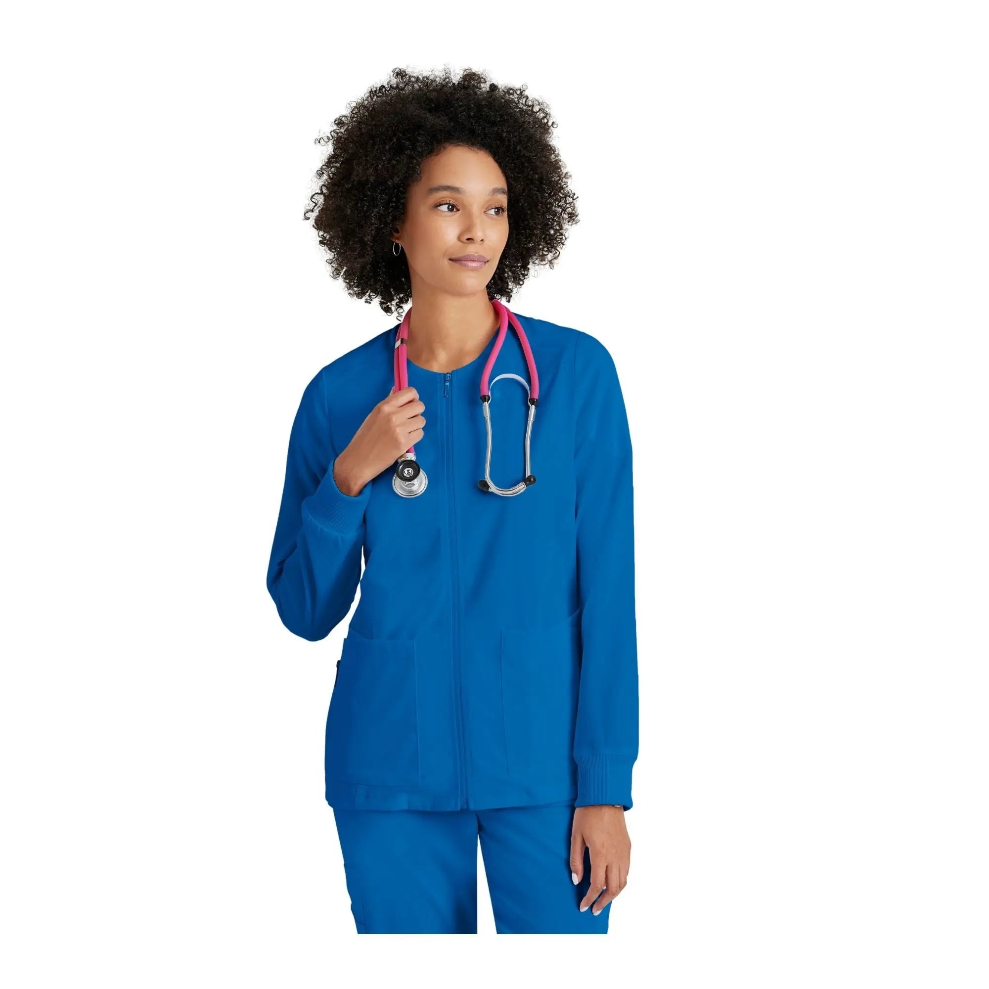 Mila - Round neck medical jacket - Women - Grey’s Anatomy Stretch Grey’s Anatomy 