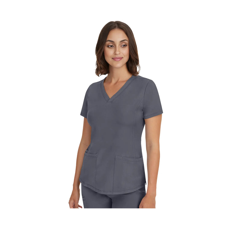 Monique - Tunique médicale - Col V - Femme - Healing Hands - 2 Healing Hands 