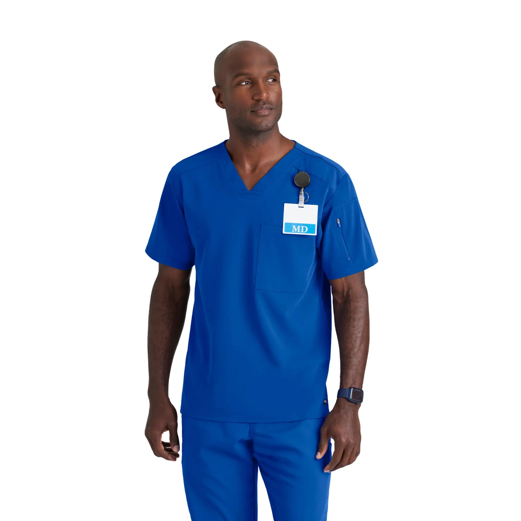 Murphy - Tunique col V - Homme - Grey's Anatomy Stretch Grey’s Anatomy  Bleu Galaxy / XL