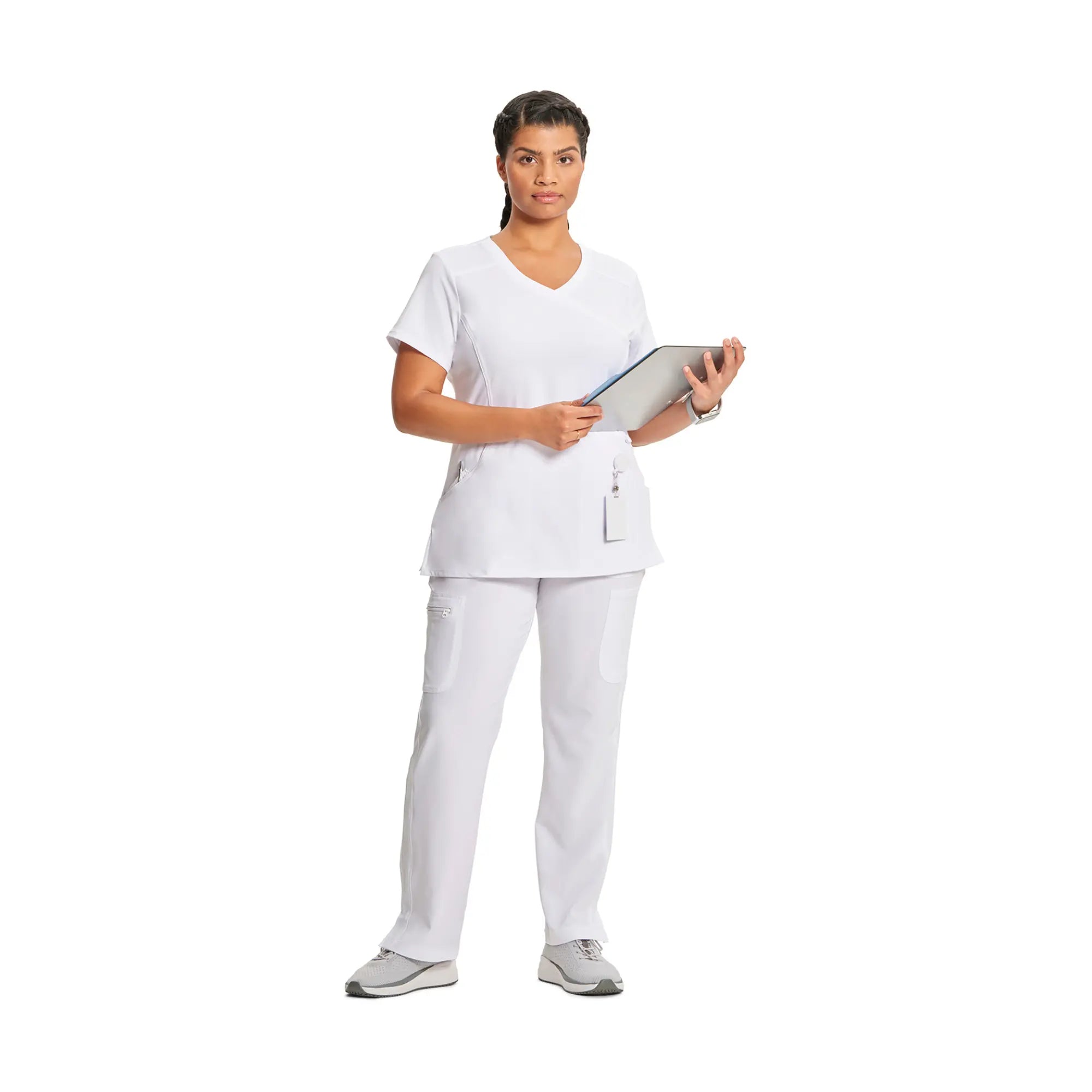 Ondres - Tunique médicale - Cache-coeur - 66 cm - Femme -  Cherokee - Couleur 1 Cherokee Medical Uniforms 