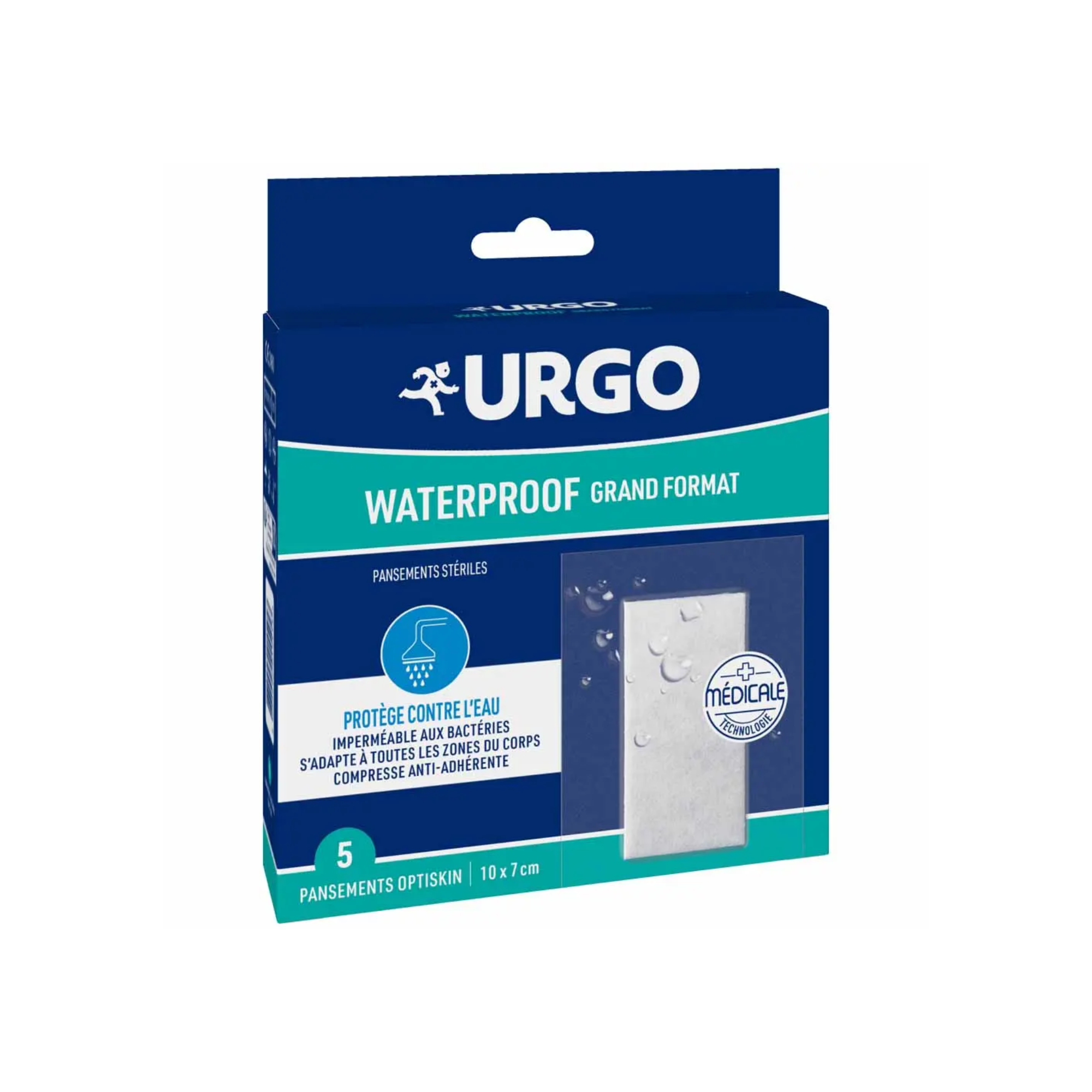 Large format waterproof dressings - box of 5 - Urgo