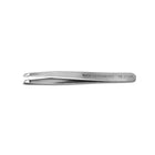 Oblique tweezers - Length: 9.5 cm - Cutting edge: 3 mm - Ruck