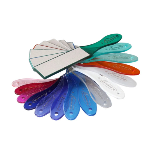 Pedicure pad - Fine and medium grain - 16 colors available - 27 cm