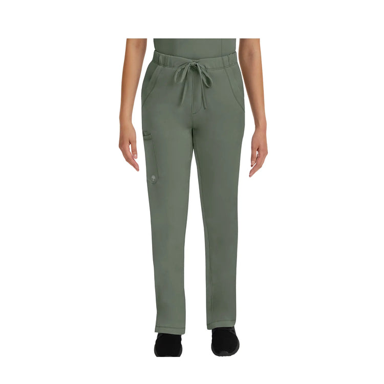 Rebecca - Pantalon évasé avec cordon de serrage - Femme - Healing Hands - Couleur 2 Healing Hands  Olive / 3XL