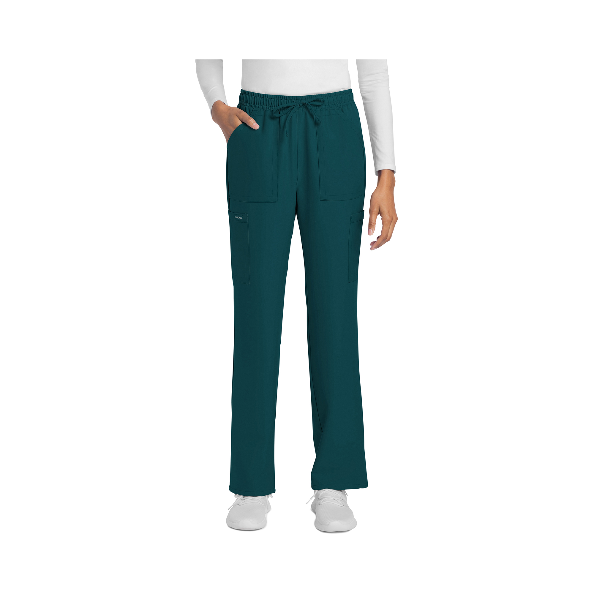 Saint-Malo - Pantalon jambes droites à cordon de serrage - Femme - Cherokee Cherokee Authentic Workwear 