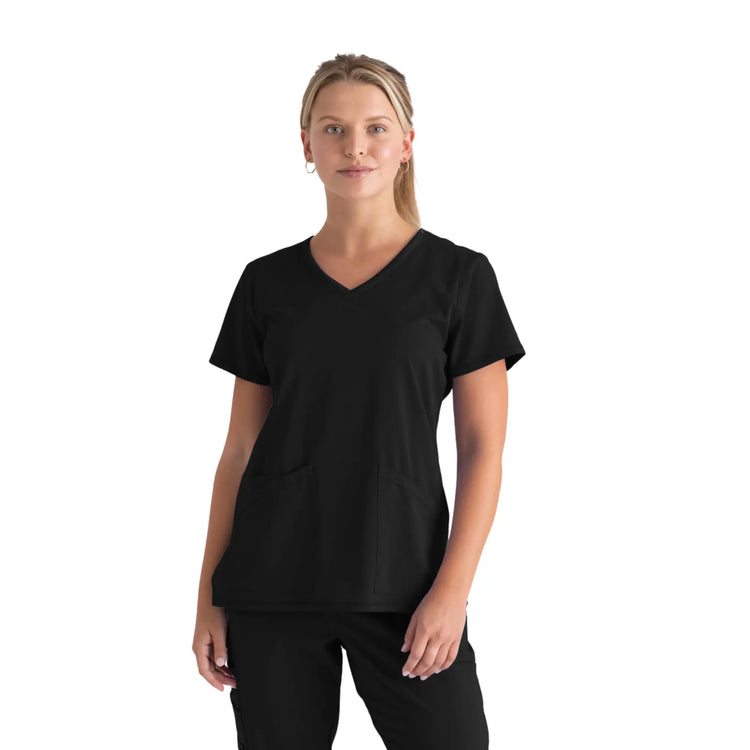 Serena - Tunique col V - Femme - Grey’s Anatomy Stretch Grey’s Anatomy  Noir / XL