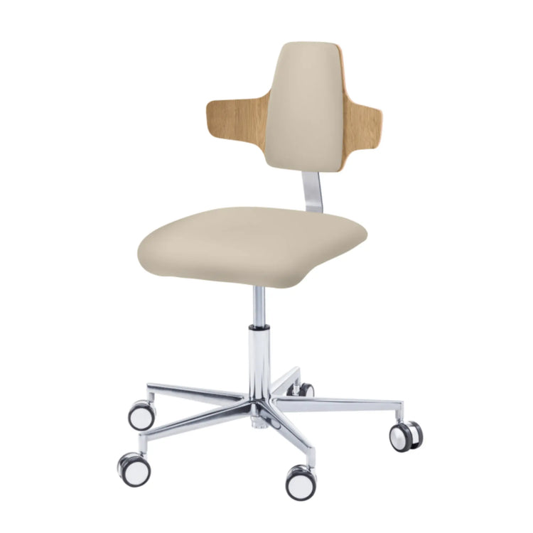 Siège praticien - COMFORT - Ruck - Dossier Napoleon My Podologie  CPL-Chêne-Naturel-Long