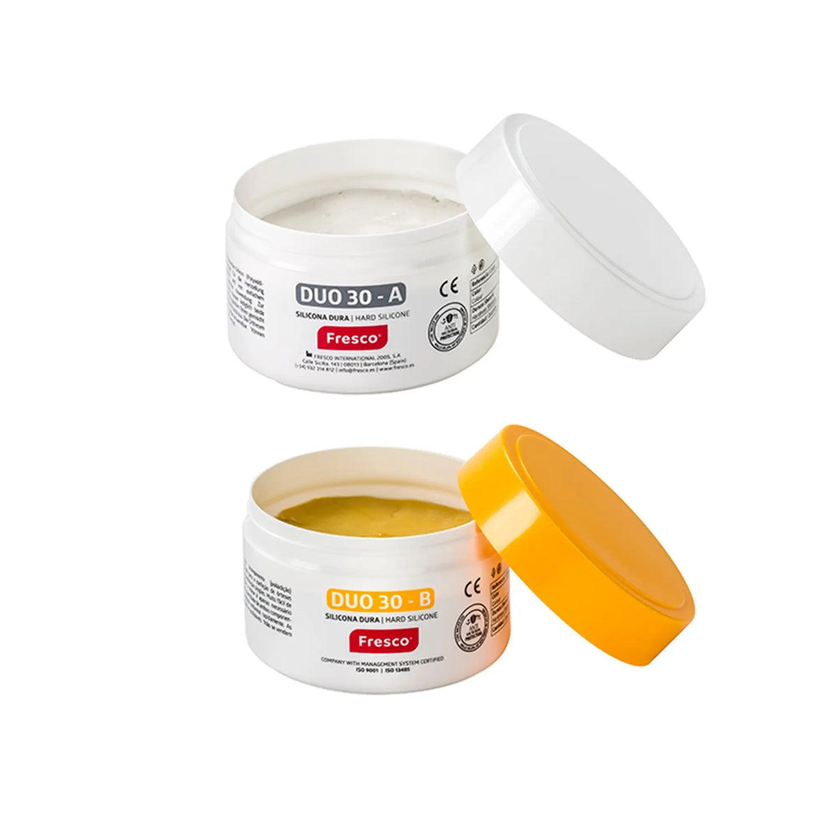 Silicone orthoplastie DUO 30 - A + B - Shore A 30-32 - 250 g - Fresco Fresco Podologia 