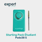 “Home care” student starting pack - 1 mint green Podo38S micromotor + 1 tungsten carbide nail cutter